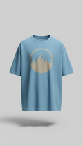 Skyline Blue Oversized Tee