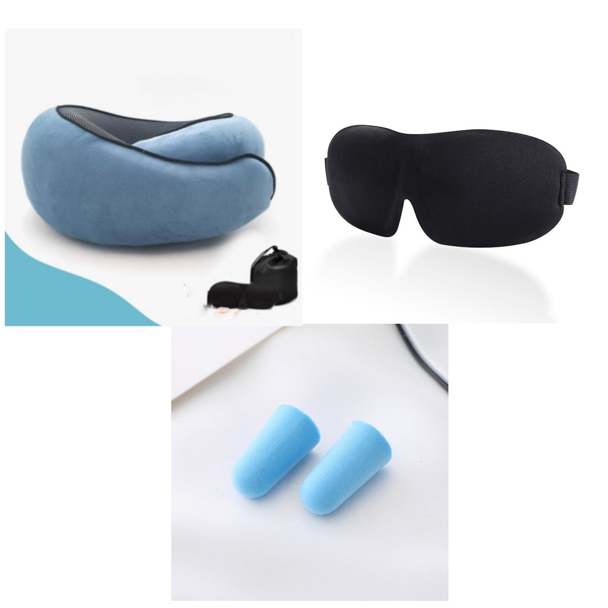 Travel Neck Pillow Non-Deformed Airplane Pillow Travel Neck Cushion Durable U-Shaped Travel Memory Cotton Nap Neck Pillow